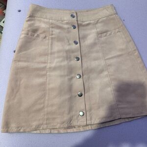 H&M faux suede skirt size 2